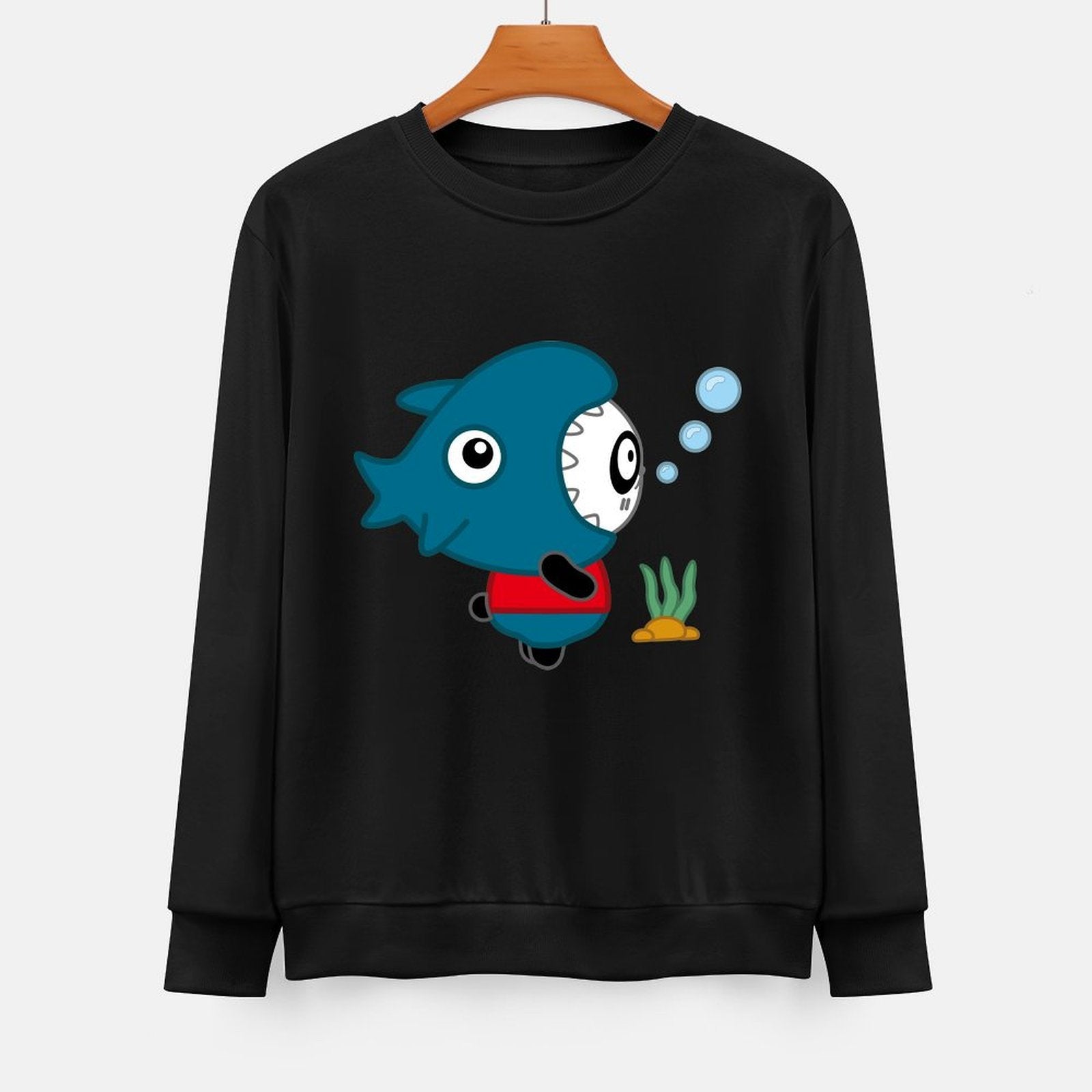 Front Patterned Long Sleeve TopStreetStyle Fade-Proof